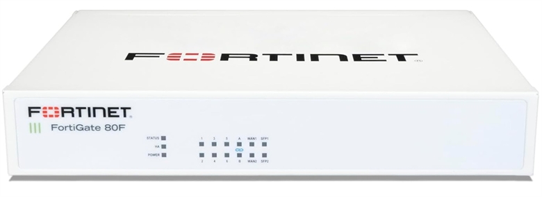 FG-80F-BDL-950-12 FortiGate 80F Hardware plus-Front View