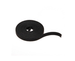 Leviton 43115-015  - Rollo de Cinta de Velcro Negro para Gestión de Cables, Longitud de 15 Pies, Ancho de 0.5 Pulgadas, Reutilizable, Clasificación para Redes y Multimedia