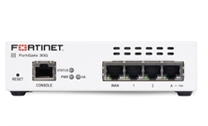 Fortinet  - FortiGate 30G - NGFW Seguro, SD-WAN, Dispositivo (4x GE, Licencia no incluida)