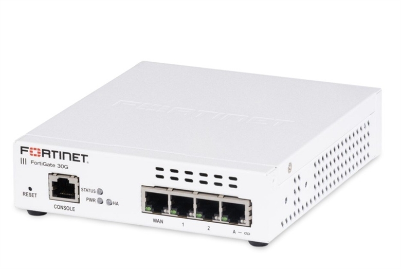 Fortinet - Firewall - FG-30G-BDL-950-12 - vista lateral izquierda