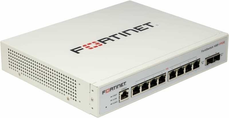 Fortinet FortiSwitch 108F-FPOE-Switch-managed-8 Front View 2