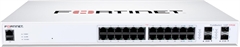 Fortinet FS-124F-FPOE  - Smart Managed Switch, 24 Ports, Gigabit Ethernet PoE+, 128Gbps