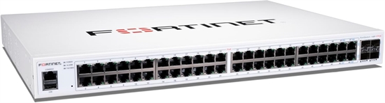 Fortinet FortiSwitch 148F-FPOE Front View 2