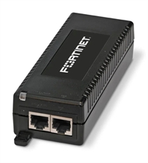 Fortinet  - Inyector PoE+ Gigabit Administrado de Red, Puertos Gigabit Ethernet Integrados, Presupuesto PoE de 30W, Salida de Energía de 55V CC