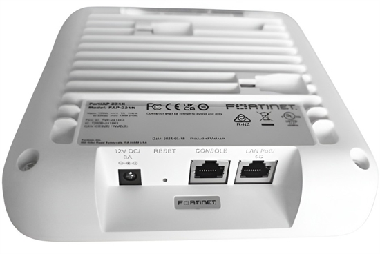 Fortinet Wireless access point FortiAP-231K - rear view