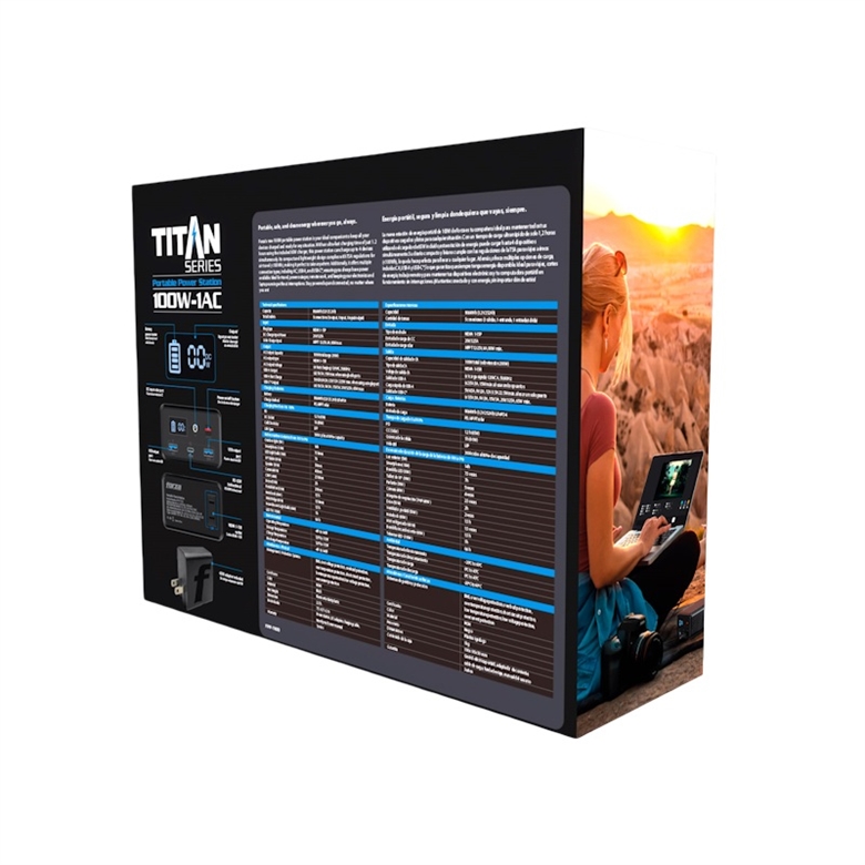 Forza FPP-T100 Mini Titan Vista Posterior Caja
