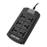 Forza FSP-06MN - Surge Protectors, 6 Universal Outlets,110V-240V, 880 Joules