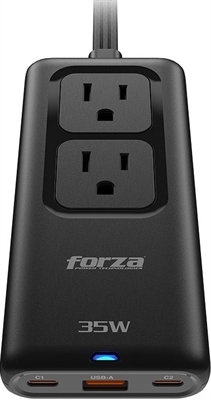 Forza GaN Charger USB A C Front View 1