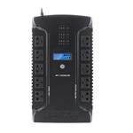 Forza HT-1002LCD  - UPS, 220V, Tomas de Salida 10x IRAM, Argentina Type I; USB, 1000VA/600W, 12V/9Ah Batería, 312J