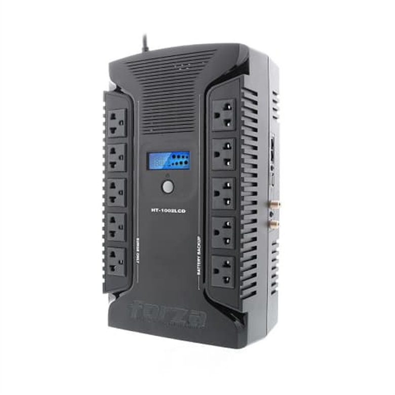 Forza HT-1002LCD - UPS 1000VA600W 12V9Ah Battery side view