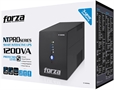 Forza UPS Line interactive 600 Watt 1200 VA AC 110 120 V Software Forza Box View 4