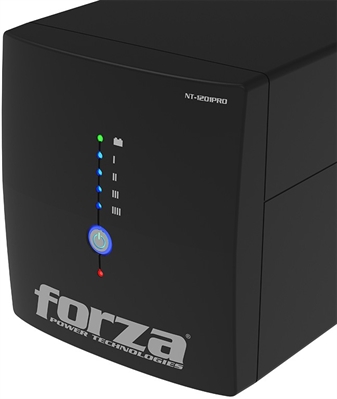 Forza UPS Line interactive 600 Watt 1200 VA AC 110 120 V Software Forza Front View 2