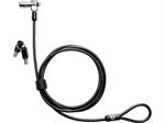 HP Nano 6ft Laptop Security Cable Lock  - Cable de seguridad con llave para laptop, 6 pies