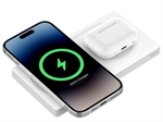 Belkin MagSafe - Wireless Charging Pad, 2-in-1, 15W, White
