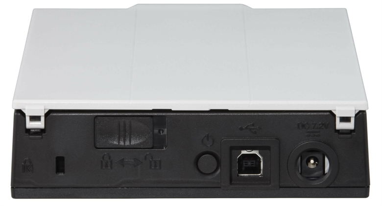 Fujitsu FI-65F Flatbed Mini Scanner Ports