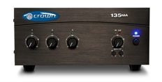 Crown Audio 135MA  - Commercial Mixer Amplifier System With 3 Inputs, 35W RMS, 70V/100V, Gray