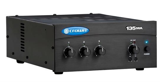G135MAE60 3-Input 35W Commercial Mixer-Amplifier-Lateral View