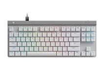 Logitech G G515 TKL - Teclado Gaming, Mecánico, Switch GL Táctil, Cableado, USB, RGB, Inglés, Blanco Logitech G G515 TKL - Teclado Gaming, Mecánico, Switch GL Táctil, Cableado, USB, RGB, Inglés, Blanco