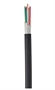 GFOM3PDC06LU-B2ca Negro-Cable de Fibra Optica Multimodo OM3 de 6 Hilos-Vista Frontal