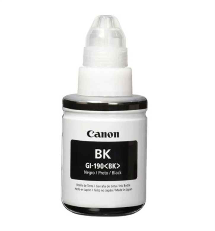 GI-190BK Black-Ink Refill Bottle 135ml-Front View