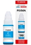 GI-190C Cyan-Ink Refill Bottle 70ml-Front View-Box