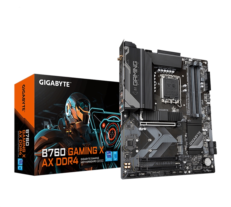 Gigabyte - B760 GAMING B760 GAMING X AX DDR4 G10 front view