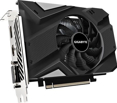 Gigabyte GeForce GTX 1650 D6 OC 4G fan view