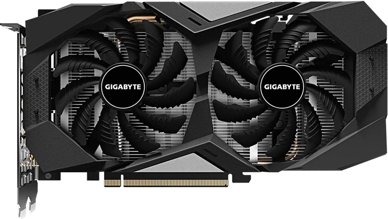 Gigabyte GeForce GTX 1660 SUPER OC 6G - OC Edition - tarjeta gráfica Fans View