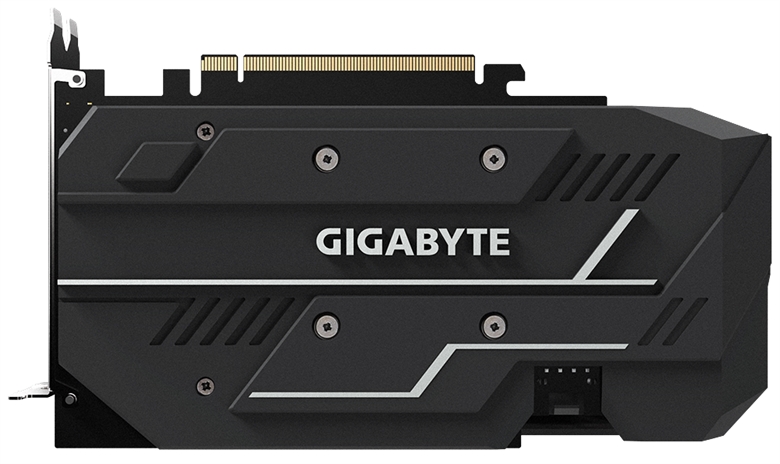 Gigabyte GeForce GTX 1660 Ti OC 6G Graphic Card 6GB GDDR6 Back Side