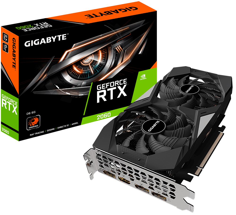Gigabyte GeForce RTX 2060 D6 6G Rev2.0 | Pana Compu