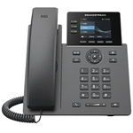 Grandstream GRP2611G - 3-Lines IP Phone, 3 SIP Accounts, Dual Gigabit PoE Ports, Gray