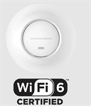 GRANDSTREAM  - GWN7660E, Punto de acceso Wi-Fi 6, AP de interior de doble banda, Velocidad de hasta 3 Gbps, Capacidad para 256 usuarios, Cobertura inalámbrica empresarial, Alimentación PoE