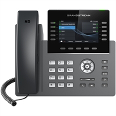 Grandstream GRP2615 - Teléfono VoIP, WiFi, Ethernet, Bluetooth, PoE, 10 Líneas, Negro