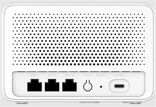 Grandstream GWN7062E Wi-Fi 6 Router - rear view