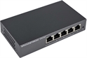 Grandstream GWN7700P - Switch No Administrable 5 Puertos 4 PoE 10Gbps Vista Lado Izquierdo