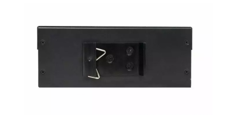 Gris-Switch Industrial PoE de 8 Puertos-Vista Posterior