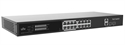 Gris-Switch Uniview Gestionable en la Nube de 16 Puertos Full Gigabit PoE-Vista Lateral
