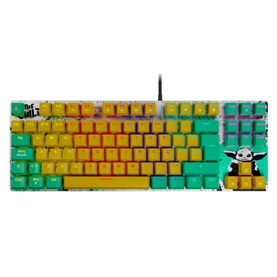 Grogu Keyboard Yellow 1