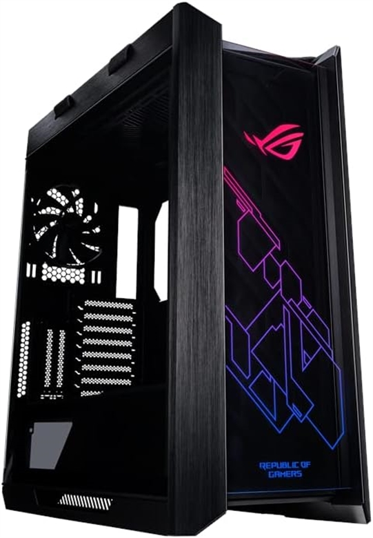 GX601 ROG STRIX HELIOS CASEBKALWITH HANDLE side view