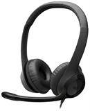 Logitech H390 - Headset, Estéreo, Supraaurales, Con cable, USB-C, 20 Hz - 20KHz, Negro