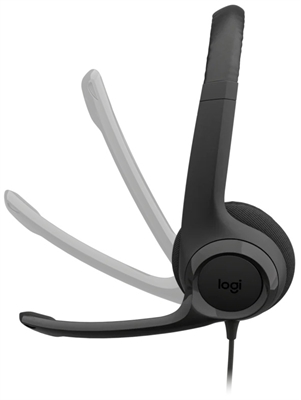 H390 USB-C Black Side View