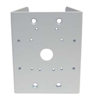 Avigilon H4-MT-POLE1 - Soporte de Montaje en Poste para Cámaras de Videovigilancia, Aluminio, Blanco