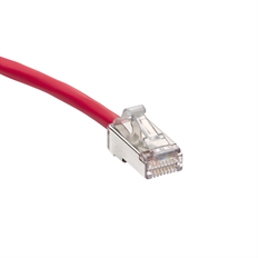 Leviton H6A10-03R - Cable de Conexión, CAT 6A, RJ-45 (M), 0.91m, Rojo, CM/LSZH, Alta Flexibilidad
