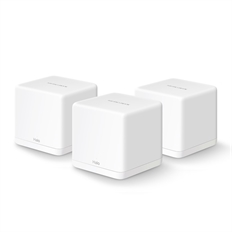 MERCUSYS Halo H30G (3-Pack) - Mesh Wi-Fi, Dual-Band, Wi-Fi 5, 2.4/5 GHz, 1300 Mbps, 3 Nodes