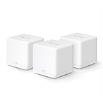 Mercusys Halo H60X - Mesh WiFi, WiFi 6, AX1500, Doble Banda, Gigabit, Paquete de 3, cobertura de hasta 550 m2