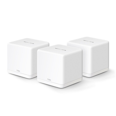 Mercusys Halo H60X - WiFi Mesh, WiFi 6, AX1500, Dual-Band, Gigabit, 3-Pack, Coverage up to 550 m2