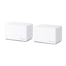 MERCUSYS Halo H80X (2-Pack) - Mesh Wi-Fi, Dual-Band, Wi-Fi 6, 2.4/5 GHz, 3000 Mbps, 2 Nodes
