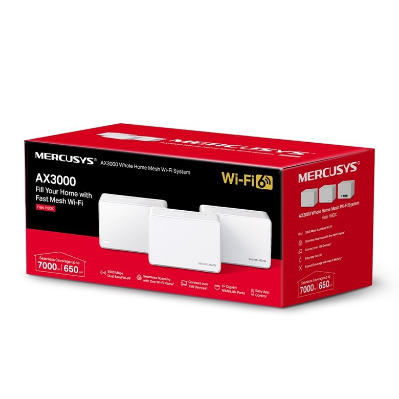 Halo H80X(3-pack) Vista de Caja