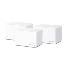 MERCUSYS Halo H80X (3-Pack) - Mesh Wi-Fi, Dual-Band, Wi-Fi 6, 2.4/5 GHz, 3000 Mbps, 3 Nodes