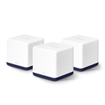 MERCUSYS Halo H50G (3-Pack) - Wi-Fi Mesh, Doble Banda, Wi-Fi 5, 2.4/5 GHz, 1900 Mbps, 3 Nodos